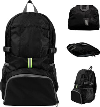 MODERN NEEDS Ready Pack 35L — Foldable Backpack for Travel | Lightweight, Water Resistant Hiking Daypack | Compact, Packable Backpack for Men & Women | Great for Camping & Daily Use